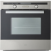 Cooke & Lewis CLMFST Integrated Single Multifunction Oven - Silver