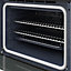Cooke & Lewis CLOPGH65 Built-in Single Electric fan oven & gas hob pack - Black