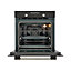 Cooke & Lewis CLPYBL Single Pyrolytic Oven - Black