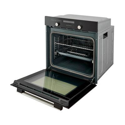 Cooke & Lewis CLPYBLa Built-in Single Multi-function Electric Oven - Black