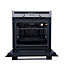 Cooke & Lewis CLPYST Single Pyrolytic Oven - Stainless steel