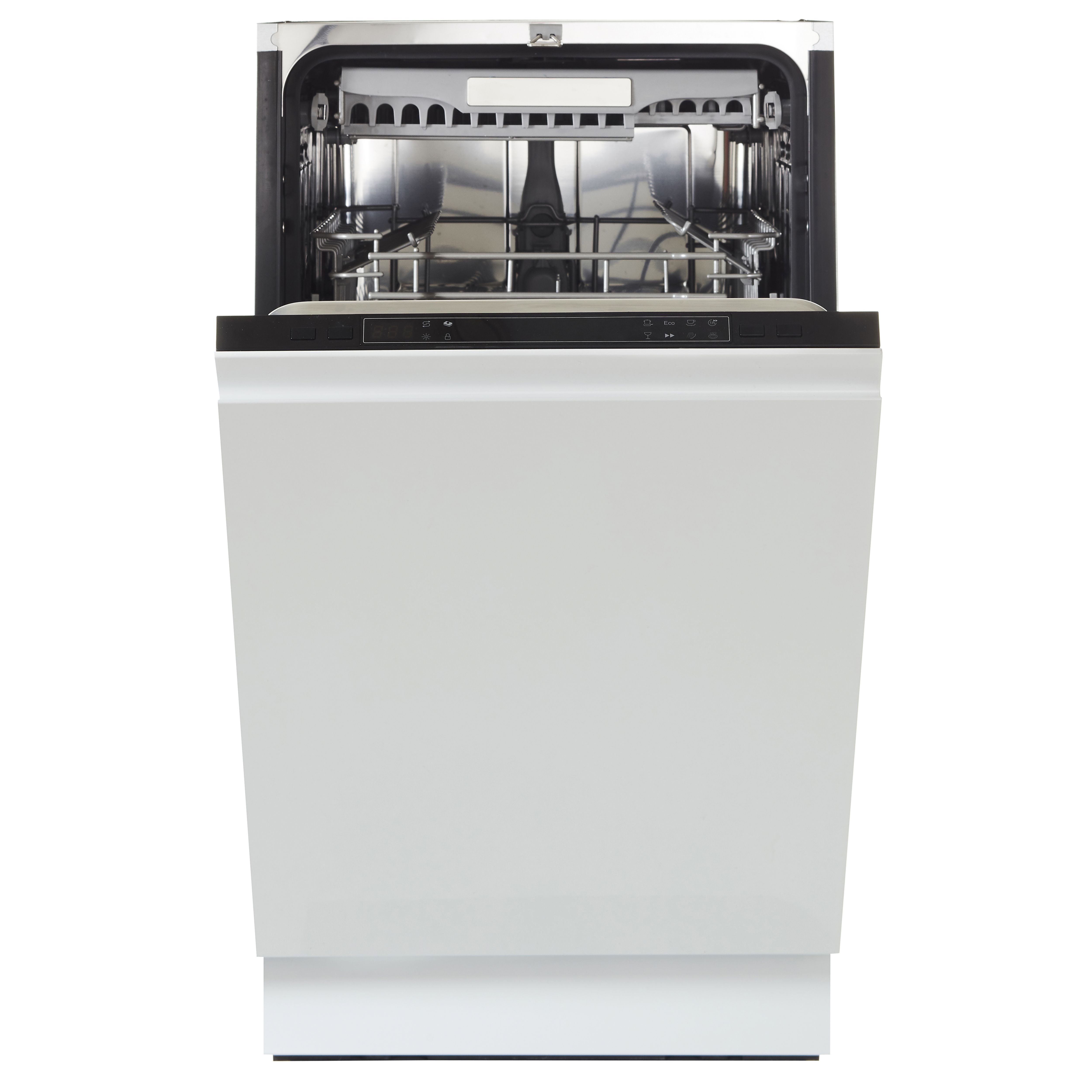 Cooke & Lewis CLSLDISHUK Integrated Black Slimline Dishwasher DIY at B&Q