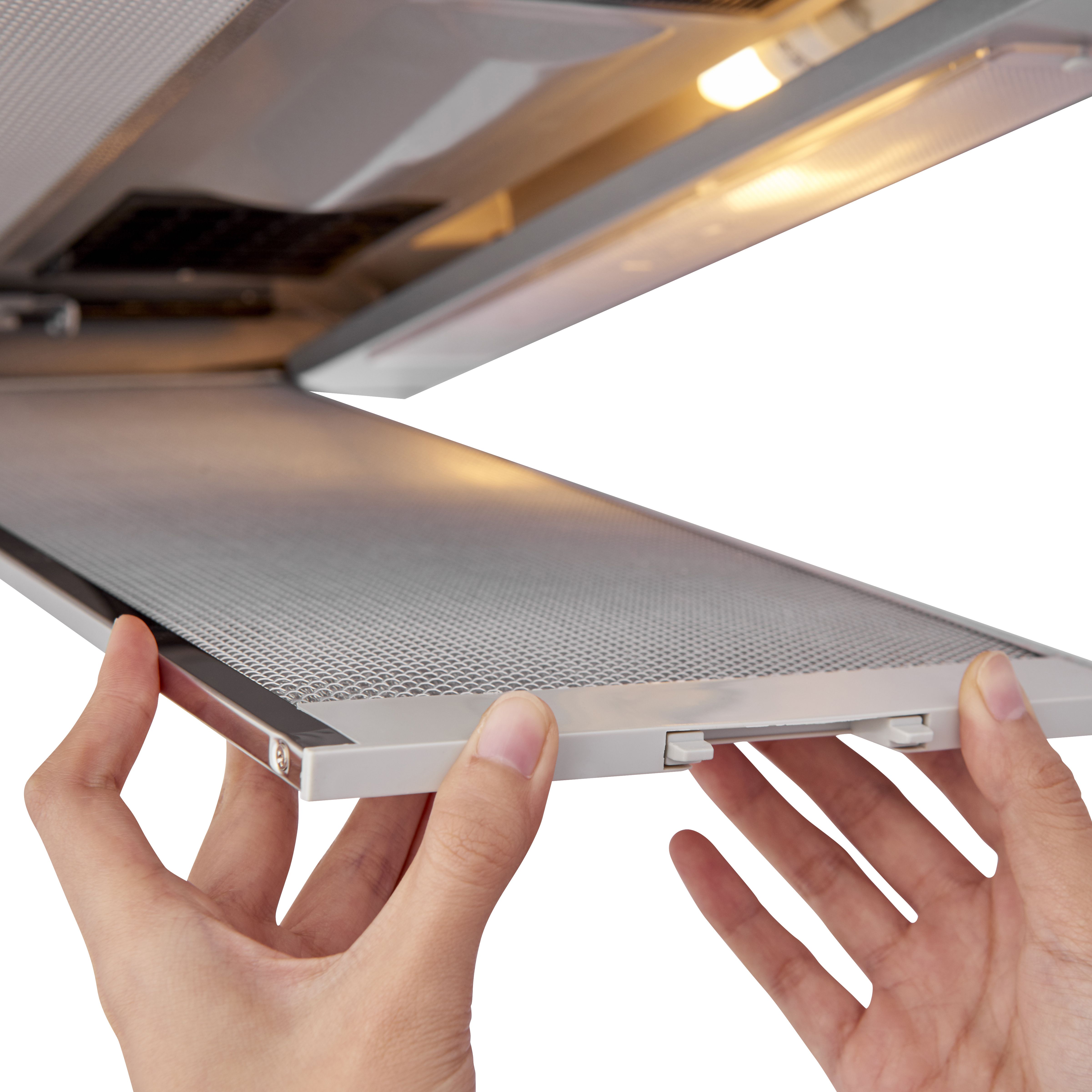 Cooke & Lewis CLTHS60 Stainless steel Telescopic Cooker hood (W)60cm - Brushed inox