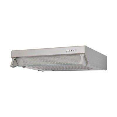 Cooke & Lewis CLVHS60 Inox Stainless steel Visor Cooker hood, (W)60cm