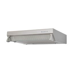 Cooke & Lewis CLVHS60A Grey Stainless steel Visor Cooker hood, (W)60cm