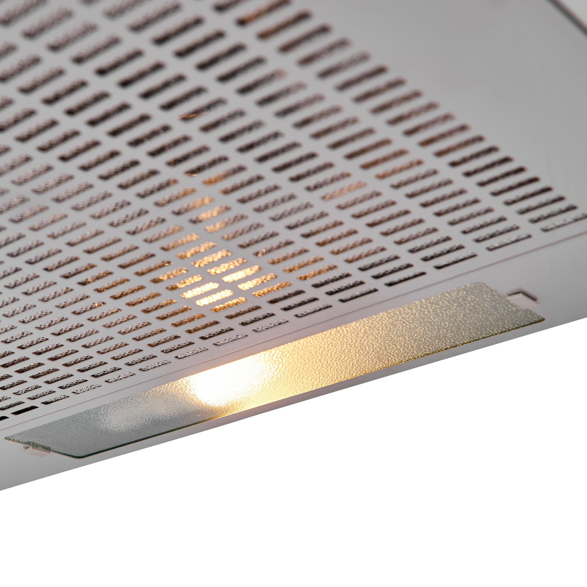 Cooke & Lewis CLVHS60A Stainless steel Inset Cooker hood (W)60cm - Brushed grey stainless steel effect