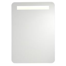Cooke & Lewis Colwell Rectangular Illuminated Frameless Bathroom mirror (H)700mm (W)500mm