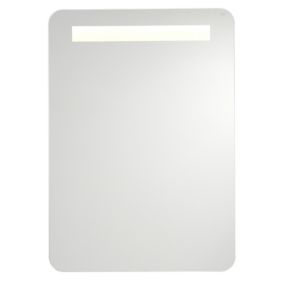 Cooke & Lewis Colwell Rectangular Wall-mounted Bathroom Illuminated Mirror (H)70cm (W)50cm