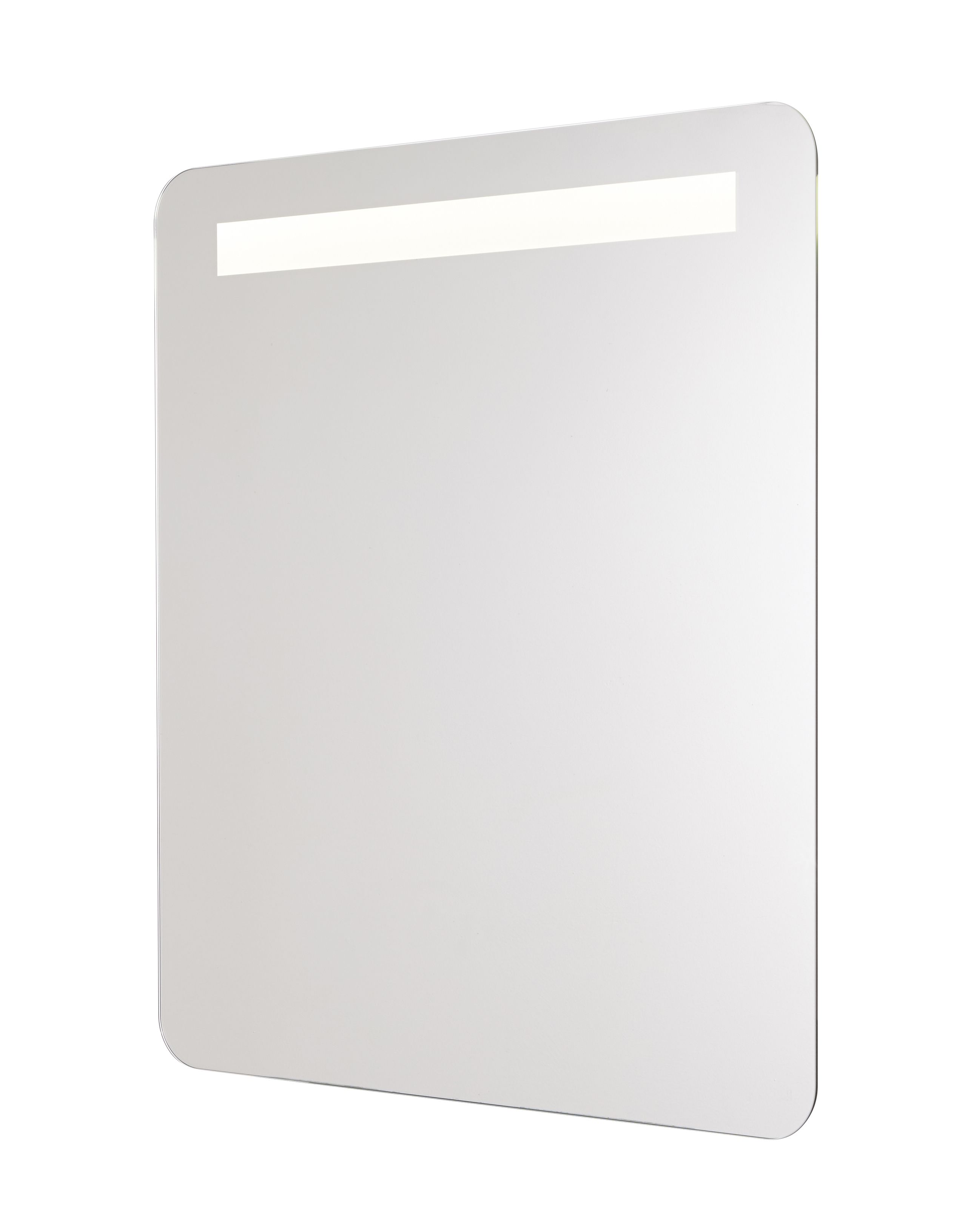 Cooke & Lewis Colwell Rectangular Wall-mounted Bathroom & WC Illuminated Bathroom mirror (H)70cm (W)60cm