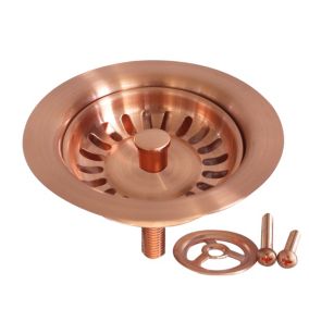 Cooke & Lewis Copper effect Stainless steel Replacement basket waste
