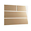 Cooke & Lewis Designer 4 drawer Gloss cappuccino Drawer front pack 896mm