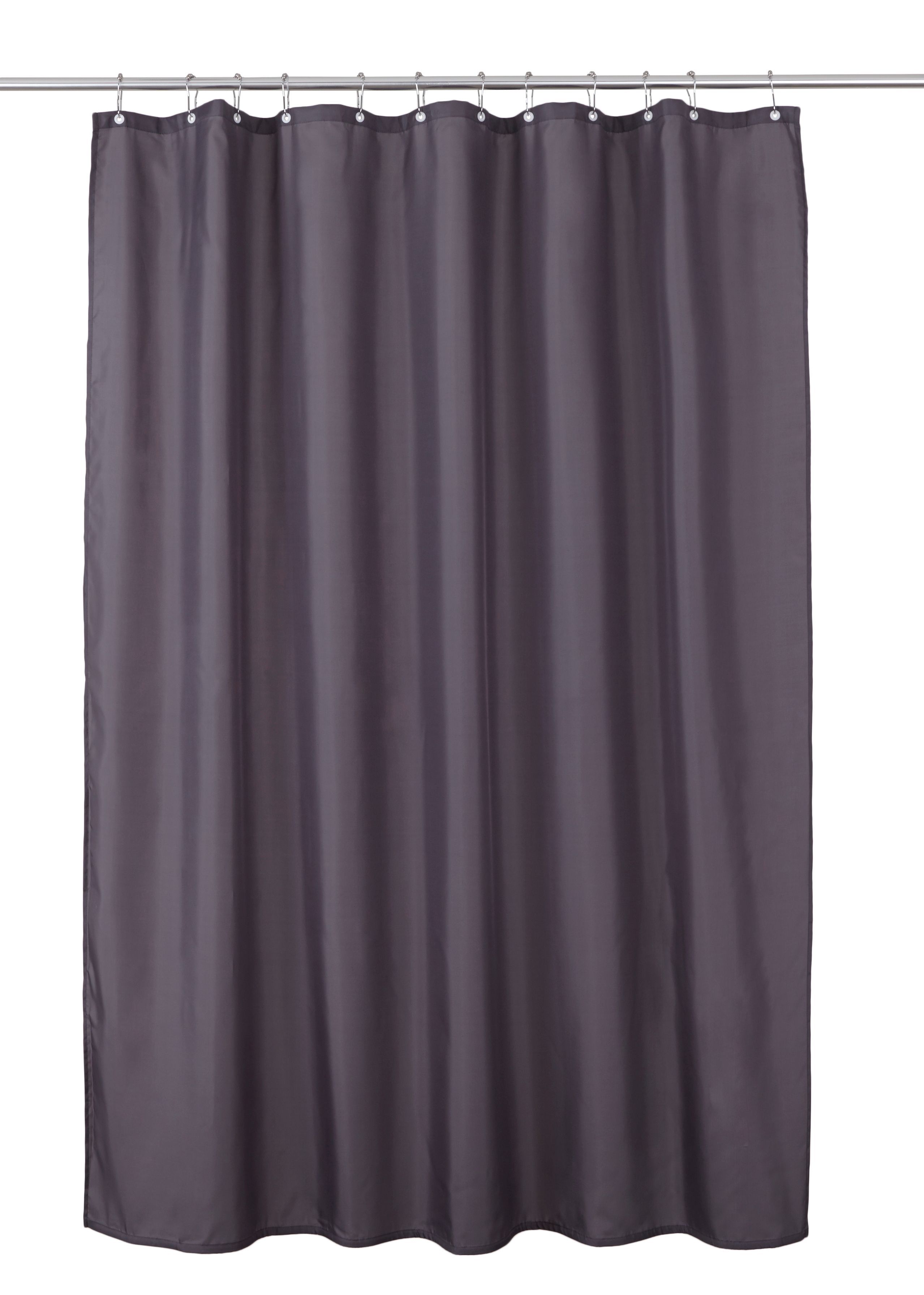 Cooke & Lewis Diani Anthracite Shower curtain (W)180cm