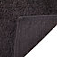 Cooke & Lewis Diani Anthracite Tufty Rectangular Bath mat (L)80cm (W)50cm