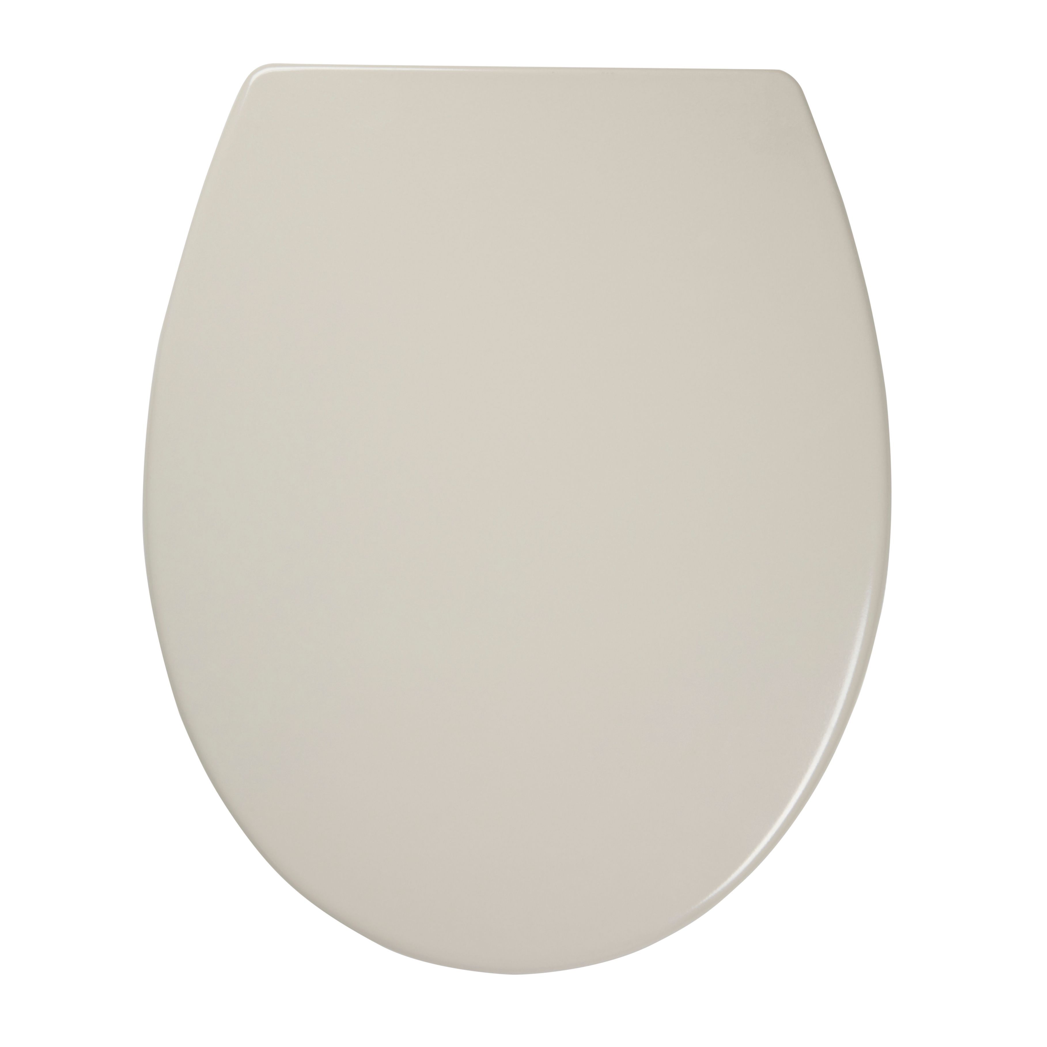 Cooke & Lewis Diani Cream Top fix Soft close Toilet seat | DIY at B&Q