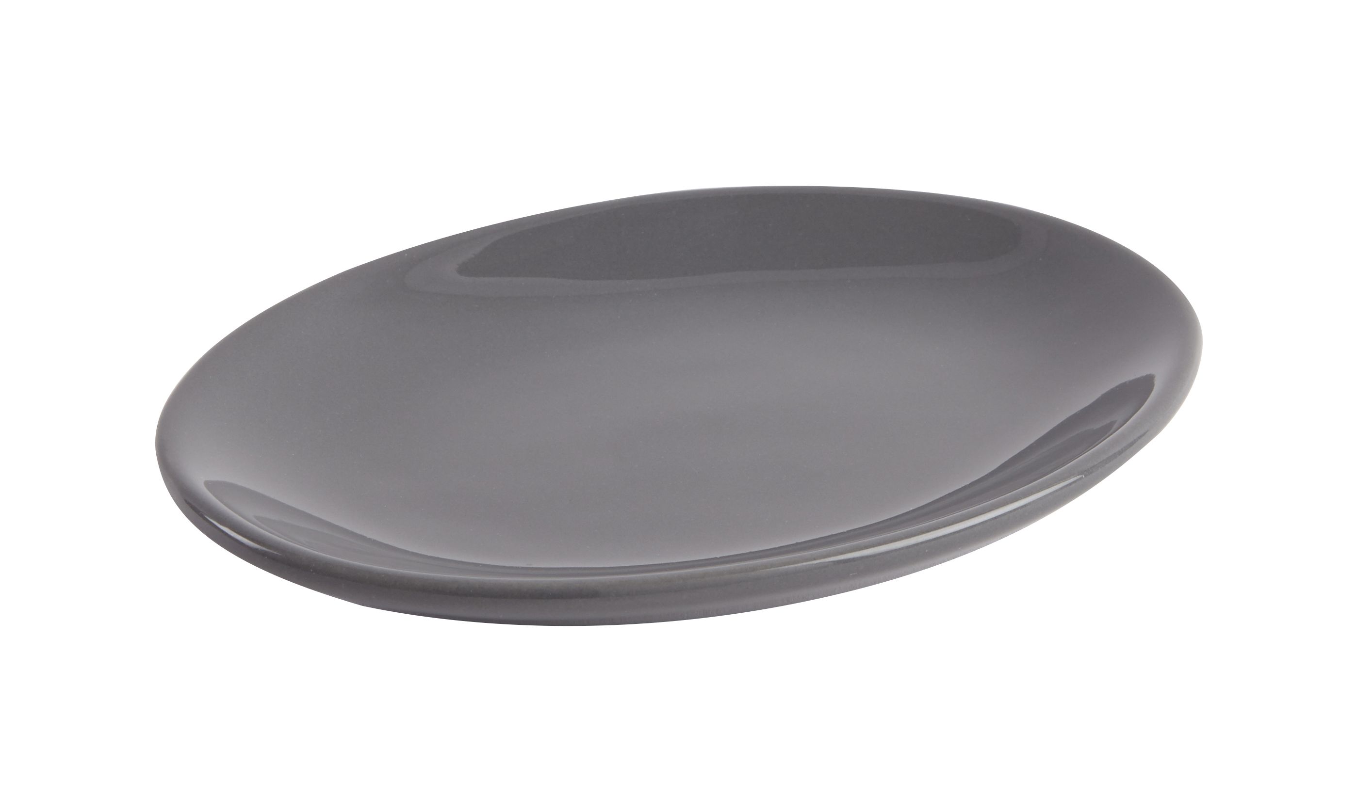 Cooke & Lewis Diani Gloss Anthracite Ceramic Soap dish