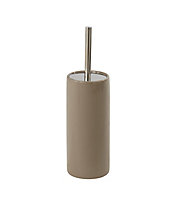 Cooke & Lewis Diani Gloss Taupe Toilet brush & holder