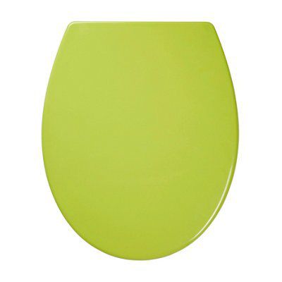 Cooke & Lewis Diani Green Round Soft close Toilet seat