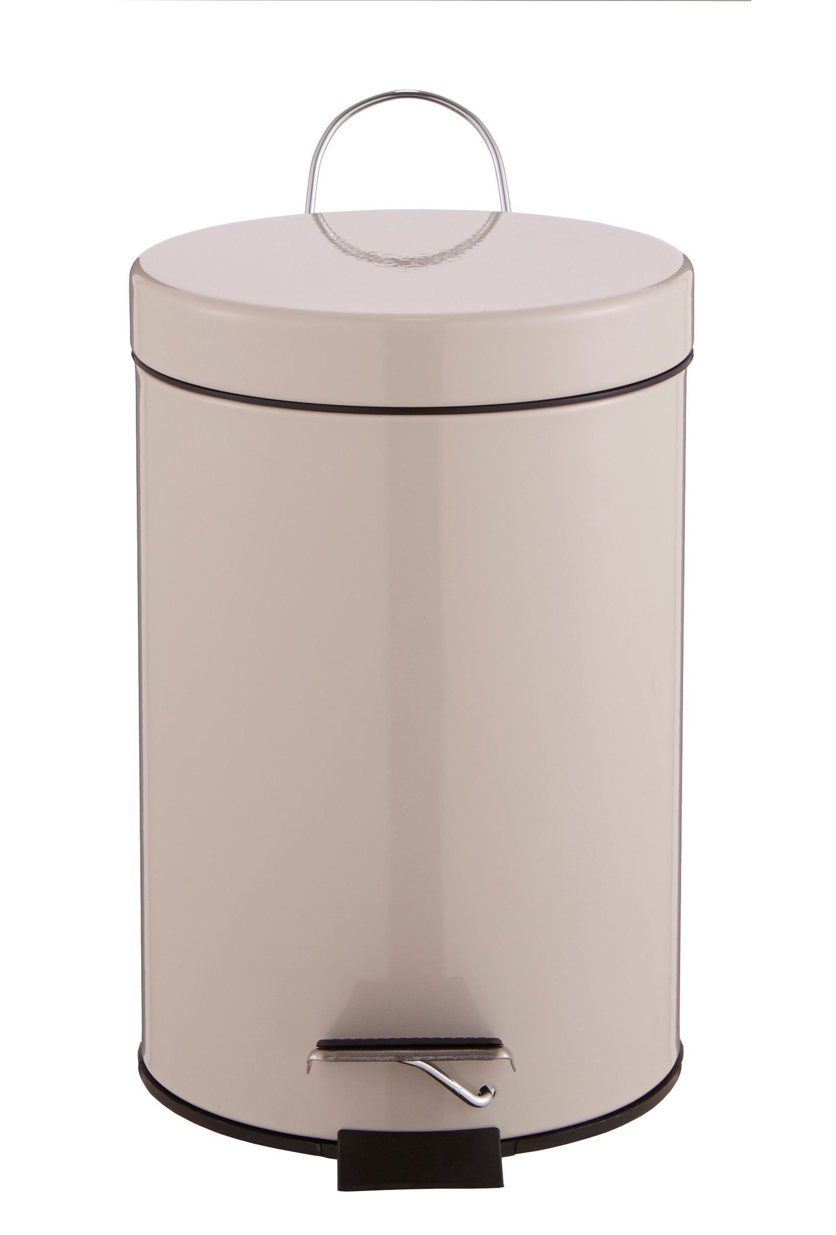 Cooke & Lewis Diani Pebble Metal Bathroom Bin 3L DIY at B&Q
