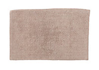 Cooke & Lewis Diani Pebble Tufty Rectangular Bath mat (L)80cm (W)50cm
