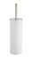 Cooke & Lewis Diani White Plastic & stainless steel Toilet brush & holder