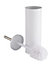 Cooke & Lewis Diani White Plastic & stainless steel Toilet brush & holder