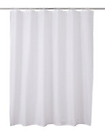 Cooke & Lewis Diani White Shower curtain (W)180cm