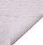 Cooke & Lewis Diani White Tufty Rectangular Bath mat (L)80cm (W)50cm