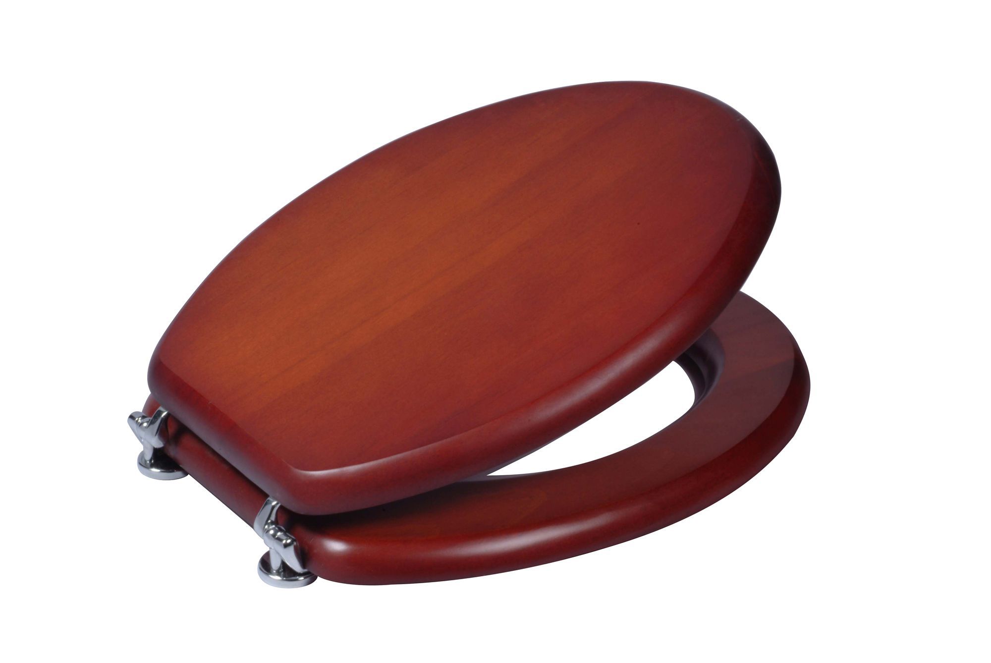 Cooke & Lewis Dryade Mahogany effect Toilet seat | DIY at B&Q