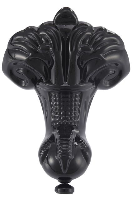 Cooke & Lewis Duchess DE bath Traditional Black Aluminium Bath feet, Pack of 4