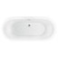 Cooke & Lewis Duchess White Acrylic Double ended Oval Freestanding Bath (L)1695mm (W)785mm
