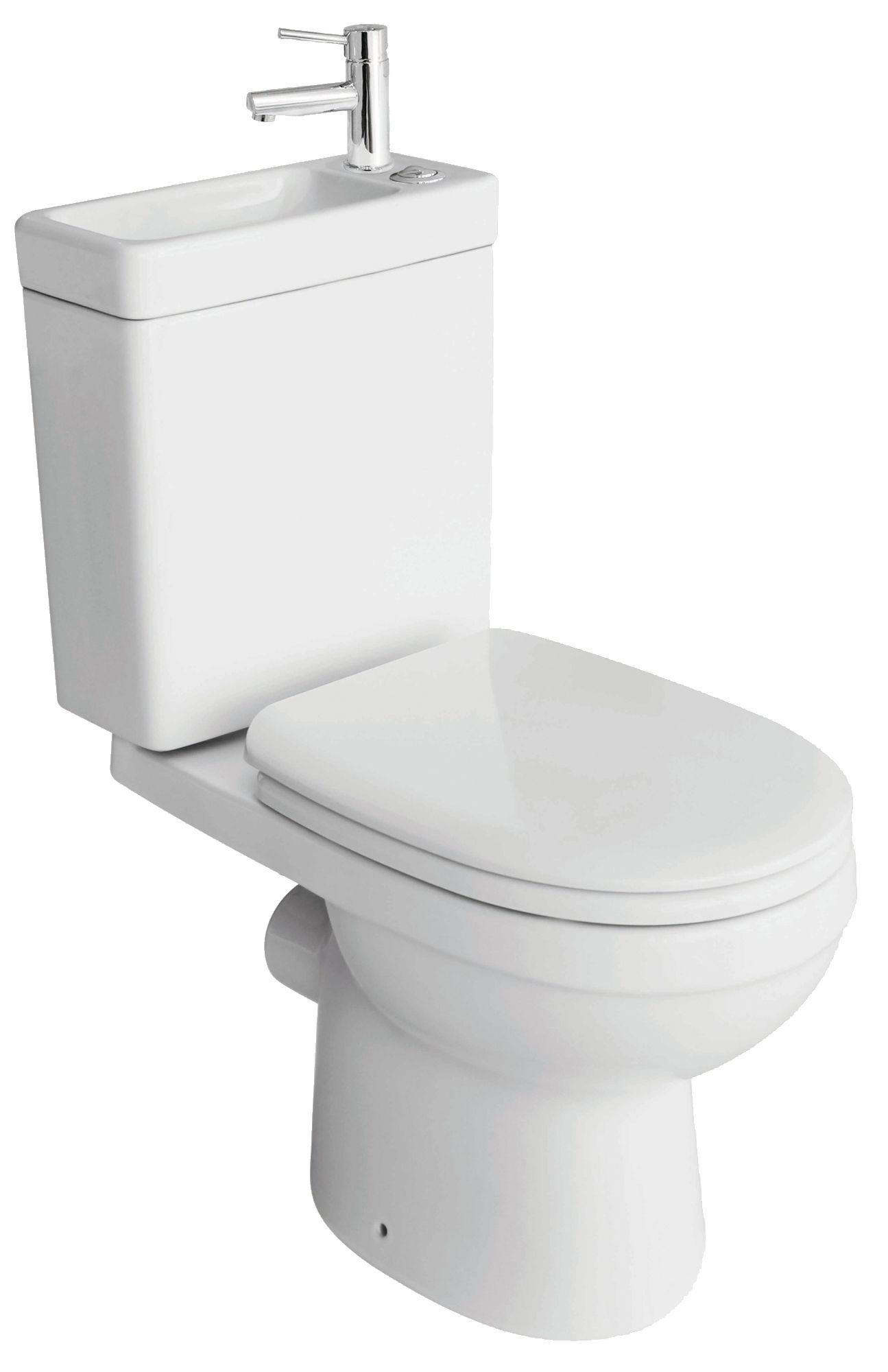 Cooke Lewis Duetto Close Coupled Toilet With Integrated Basin With   Cooke Lewis Duetto Close Coupled Toilet With Integrated Basin With Soft Close Seat~5052931394203 01c