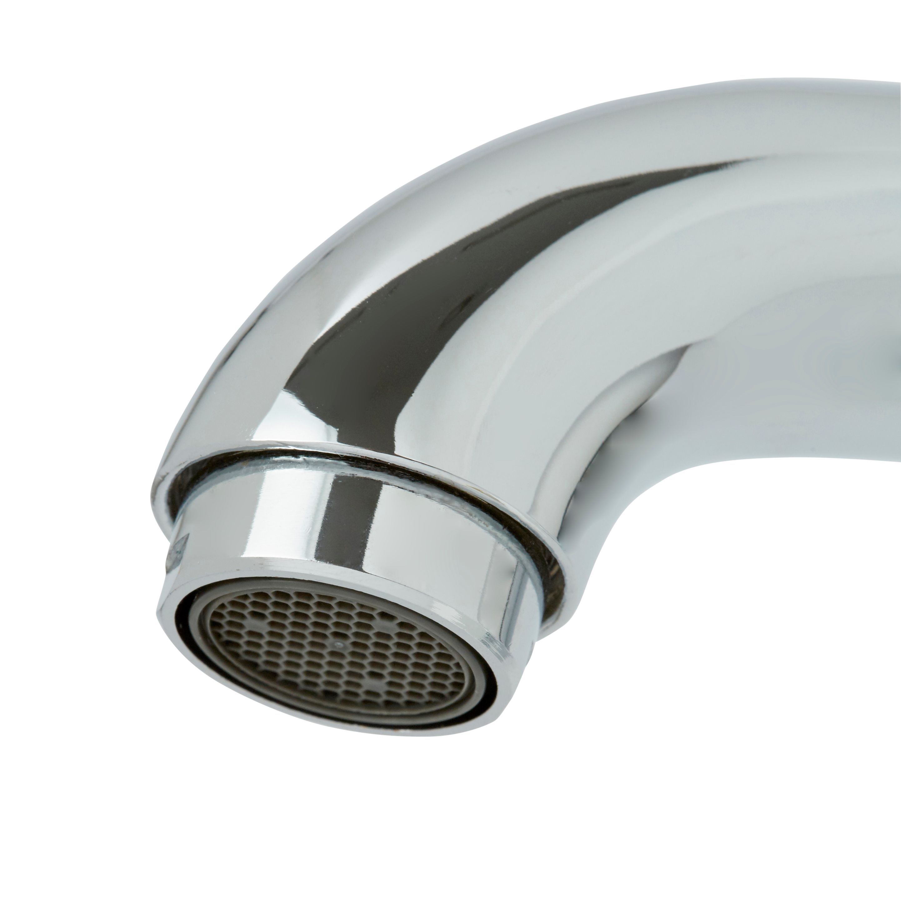 Cooke & Lewis Estatoah Chrome effect Kitchen Dual lever Tap