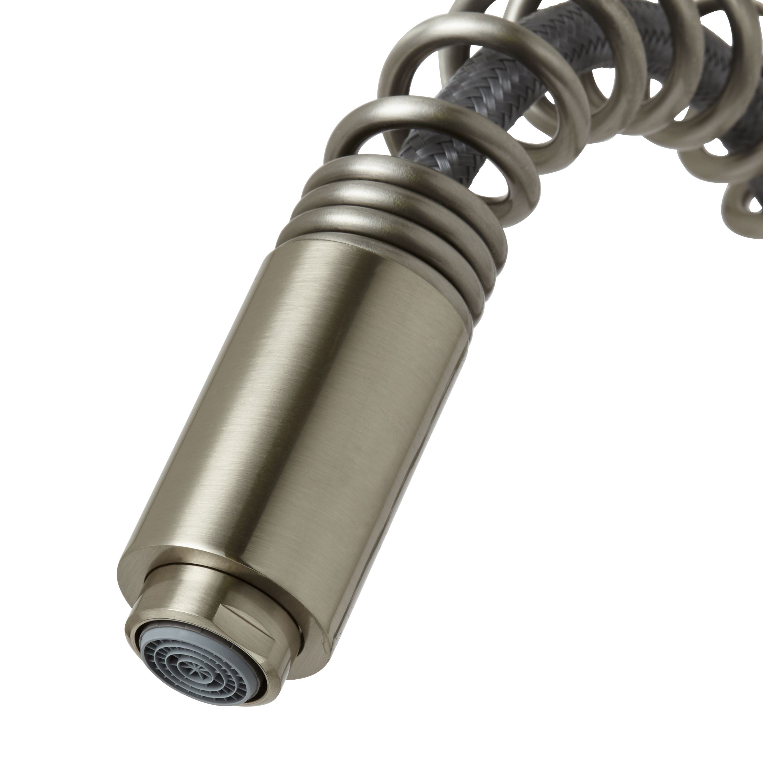 Cooke & Lewis Farin Nickel effect Kitchen Monobloc Tap