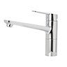 Cooke & Lewis Fontes Chrome effect Kitchen Top lever Tap