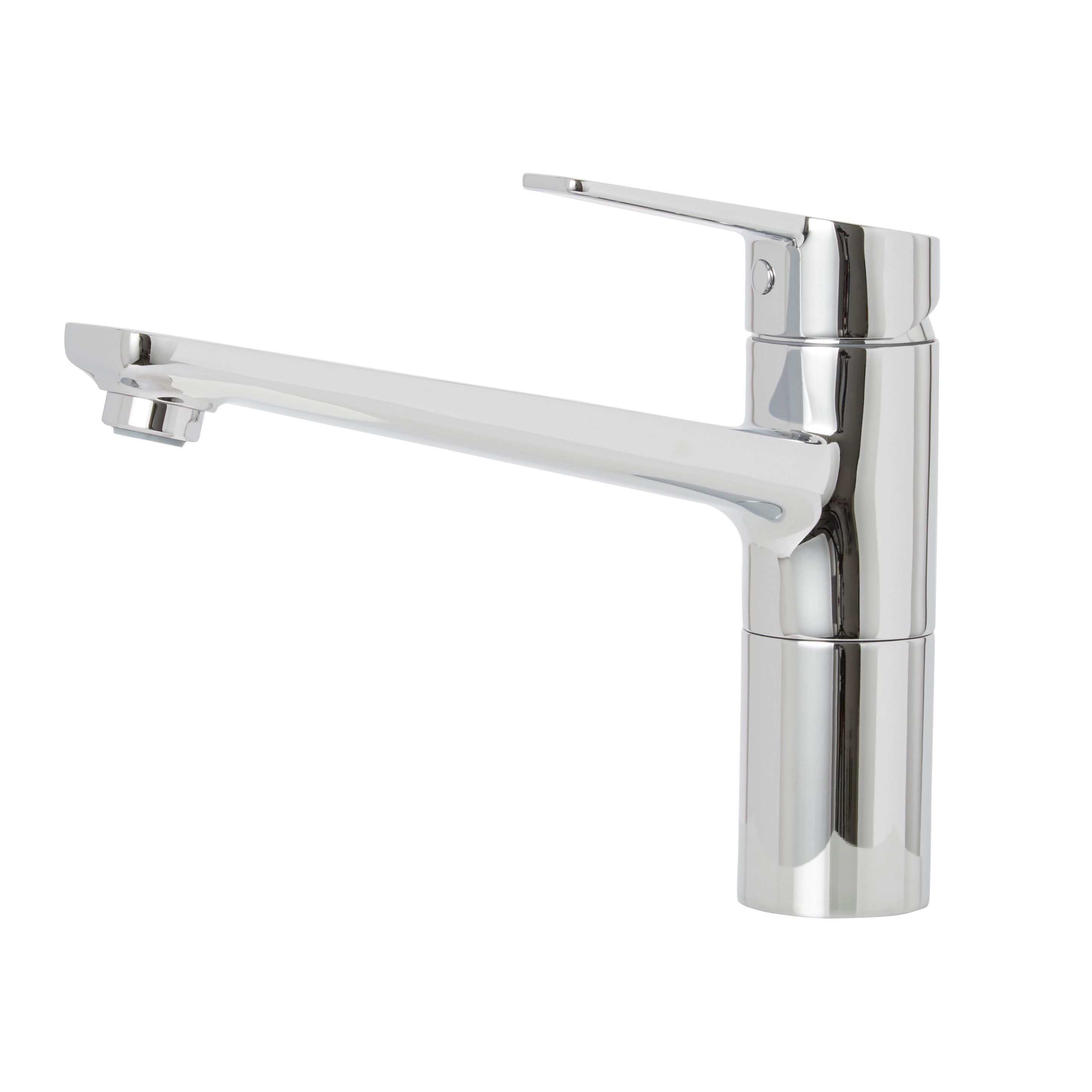 Cooke & Lewis Fontes Chrome effect Kitchen Top lever Tap
