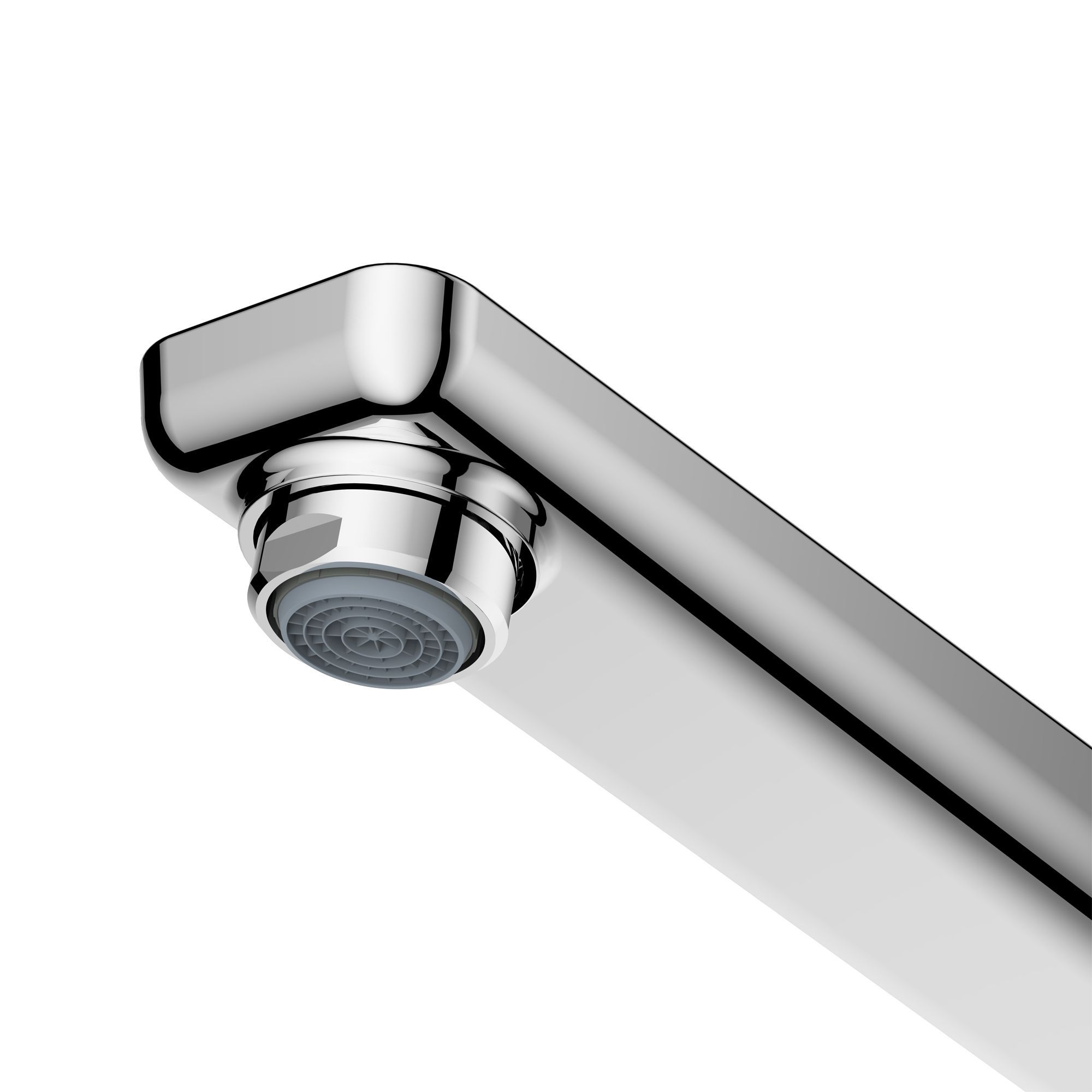 Cooke & Lewis Fontes Chrome effect Kitchen Top lever Tap