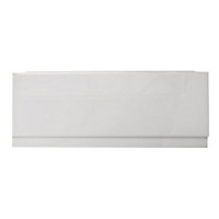 Cooke & Lewis Gloss White Front Bath panel (H)56cm (W)169cm