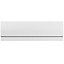 Cooke & Lewis Gloss White Straight Front Bath panel (H)51cm (W)180cm