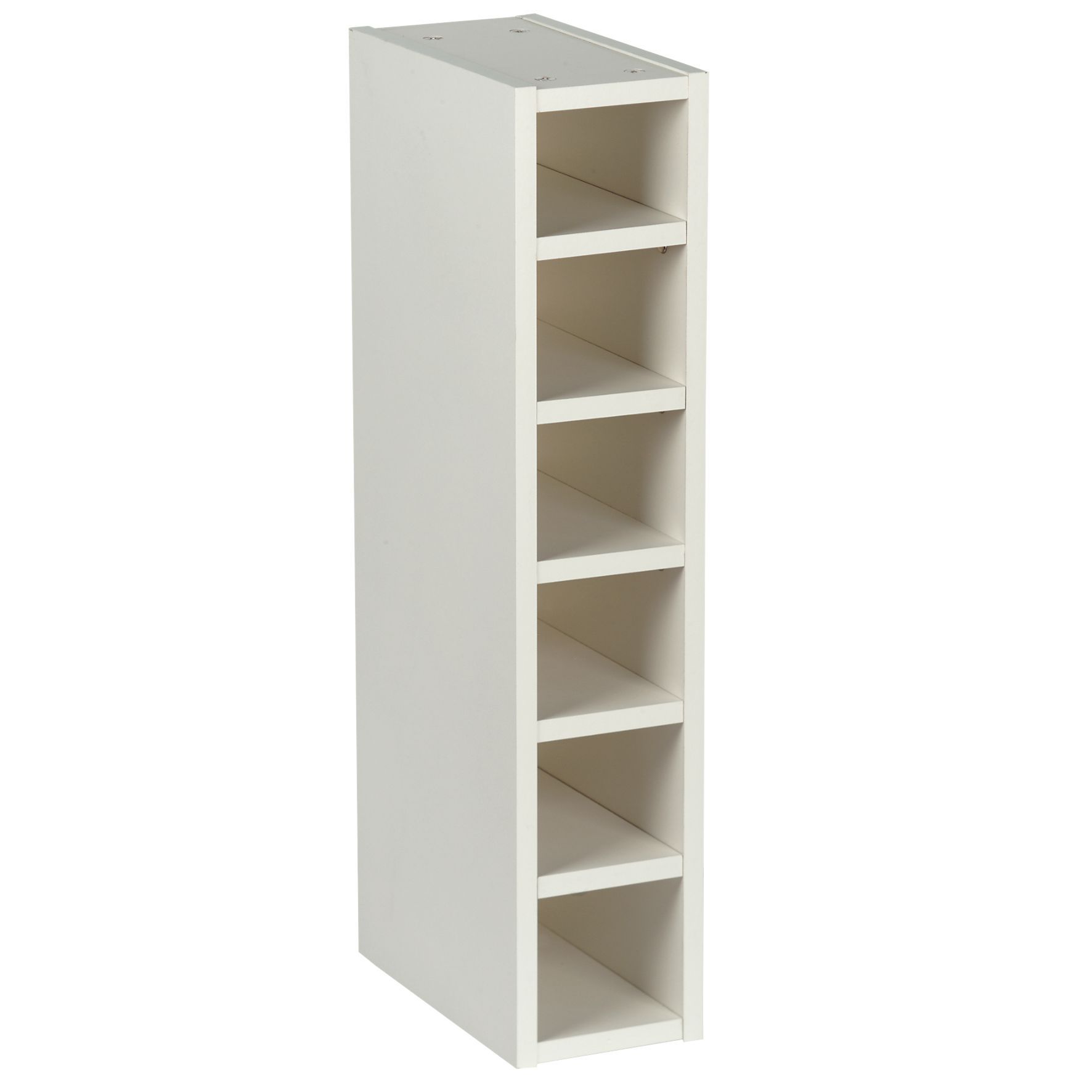 Cooke Lewis Gloss White Style White Wine Rack Cabinet H 720mm W   Cooke Lewis Gloss White Style White Wine Rack Cabinet H 720mm W 150mm~5397007214291 01c