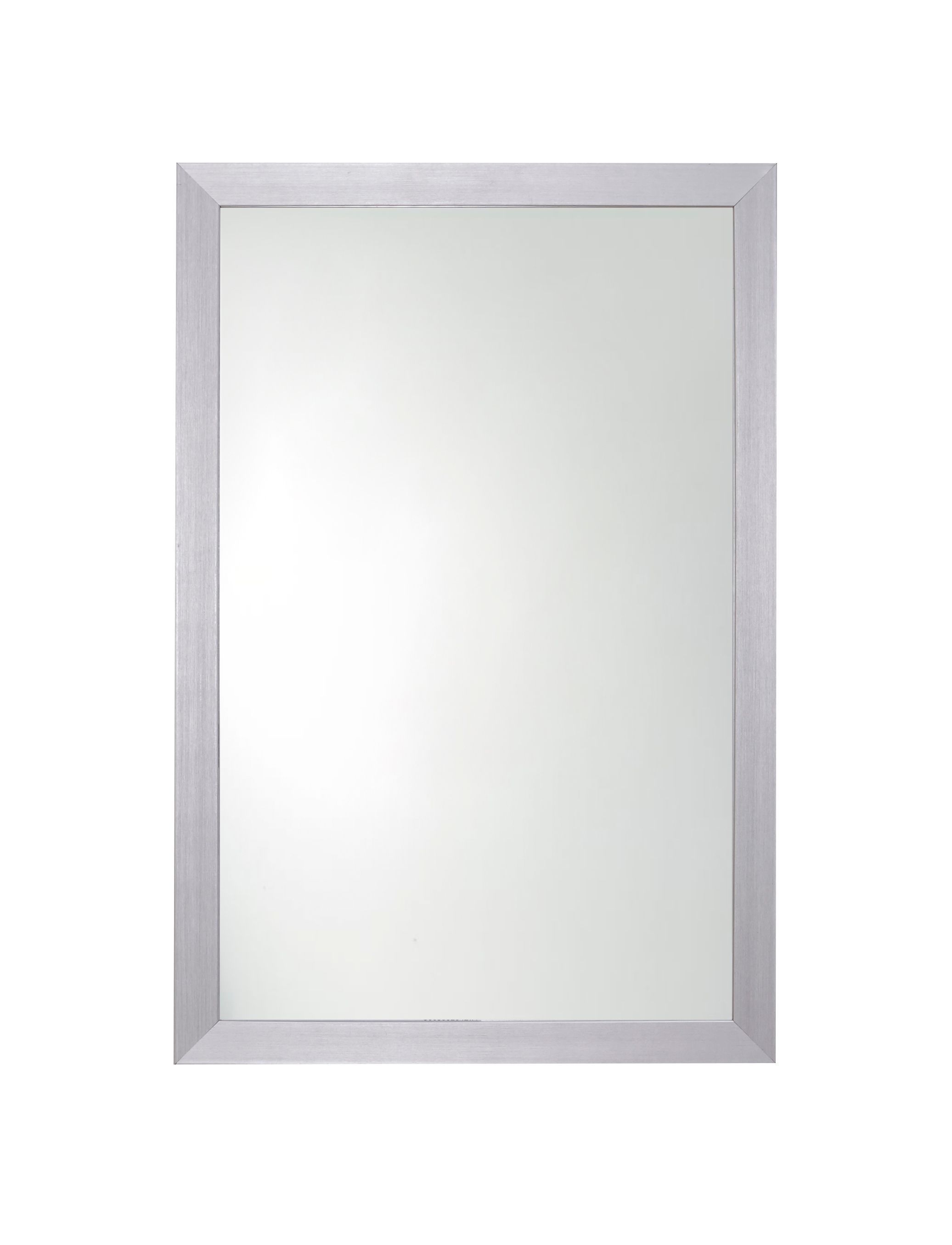 Cooke & Lewis Golspie Grey Rectangular Bathroom Mirror (H)60cm (W)45cm