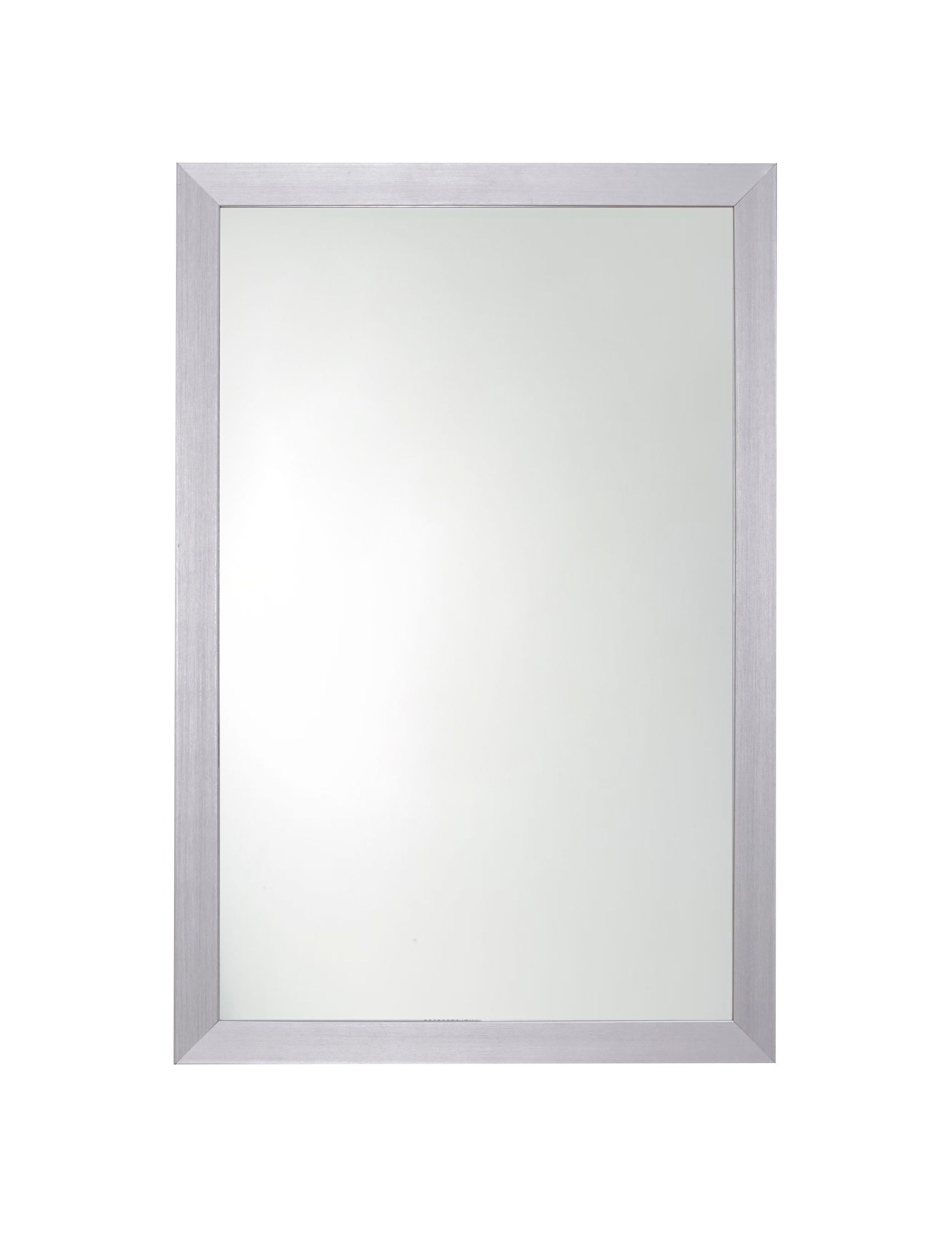 Cooke & Lewis Golspie Grey Rectangular Wall-mounted Bathroom Mirror (H)60cm (W)45cm
