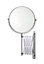 Cooke & Lewis Greenhill Chromée Round Wall-mounted Bathroom Mirror (H)40.5cm (W)22.5cm