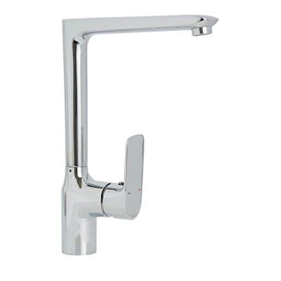 Cooke & Lewis Gurara Chrome effect Kitchen Monobloc Tap