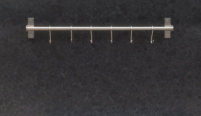 Cooke & Lewis Hastings Chrome effect Stainless steel S-hook (H)72mm, Pack of 6