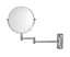 Cooke & Lewis Hayle Gris Round Wall-mounted Bathroom Mirror (H)31cm (W)22.5cm