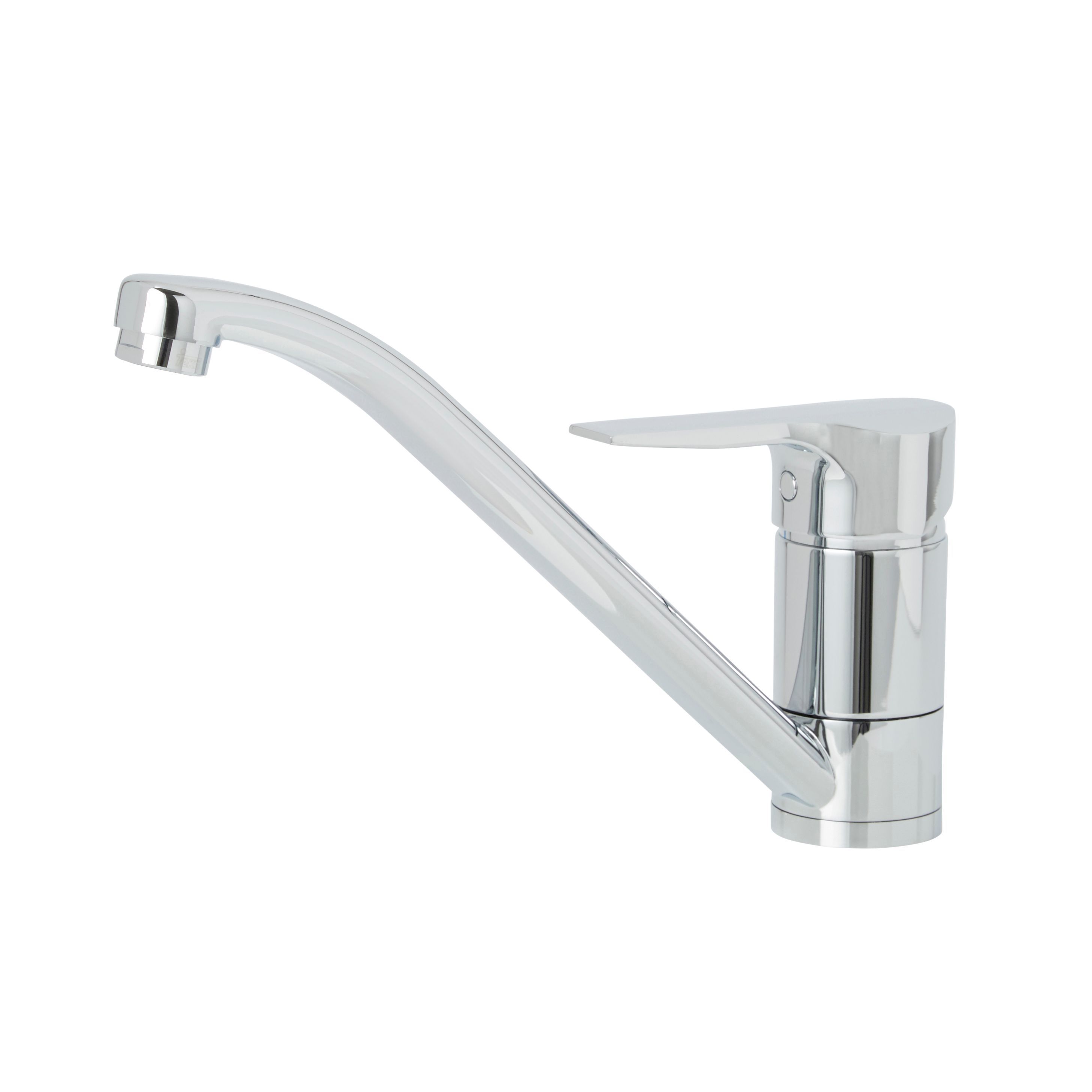 Cooke & Lewis Hebbe Chrome effect Kitchen Monobloc Tap DIY at B&Q