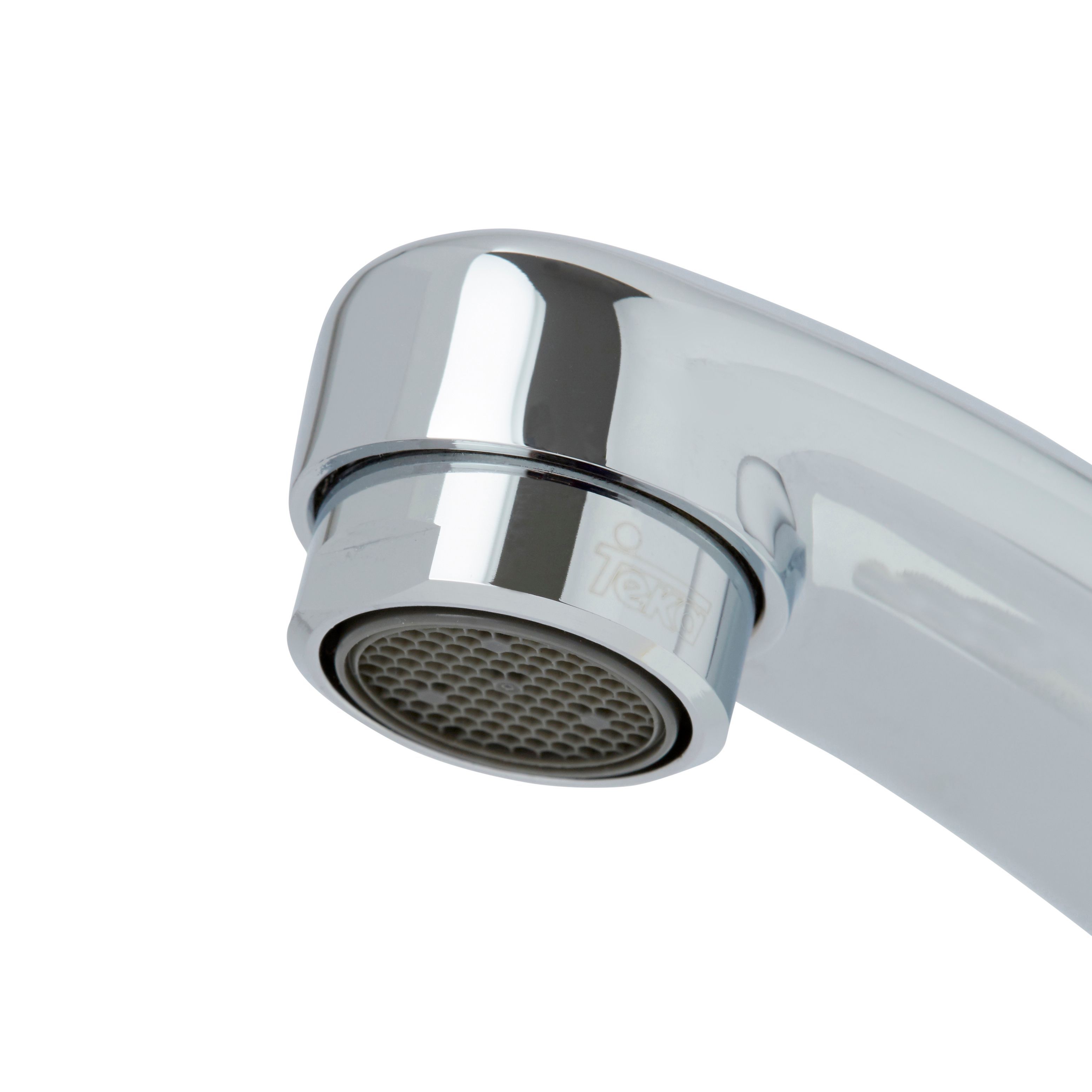 Cooke & Lewis Hebbe Chrome effect Kitchen Monobloc Tap