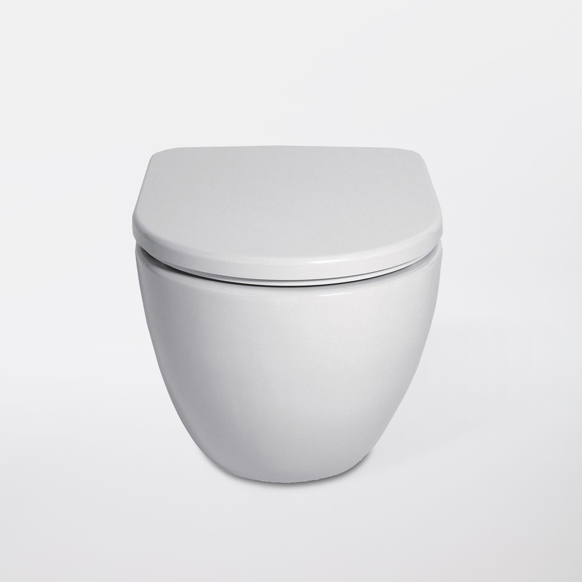 Cooke & Lewis Helena White Back to wall Toilet with Soft close seat & Concealed cistern