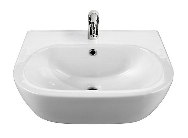 2 available Cooke  &  Lewis Cooke & Lewis semi-recessed Small white vanity sink in original box 