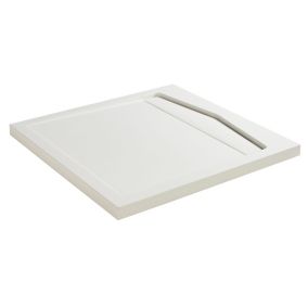 Cooke & Lewis Helgea Square Shower tray (L)800mm (W)800mm (H)45mm